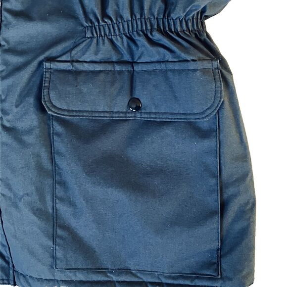 RARE Vtg Swingster Supersweet Feeds Jacket Puffer XXL Blue Winter Farm Ski Y2K - Picture 13 of 16